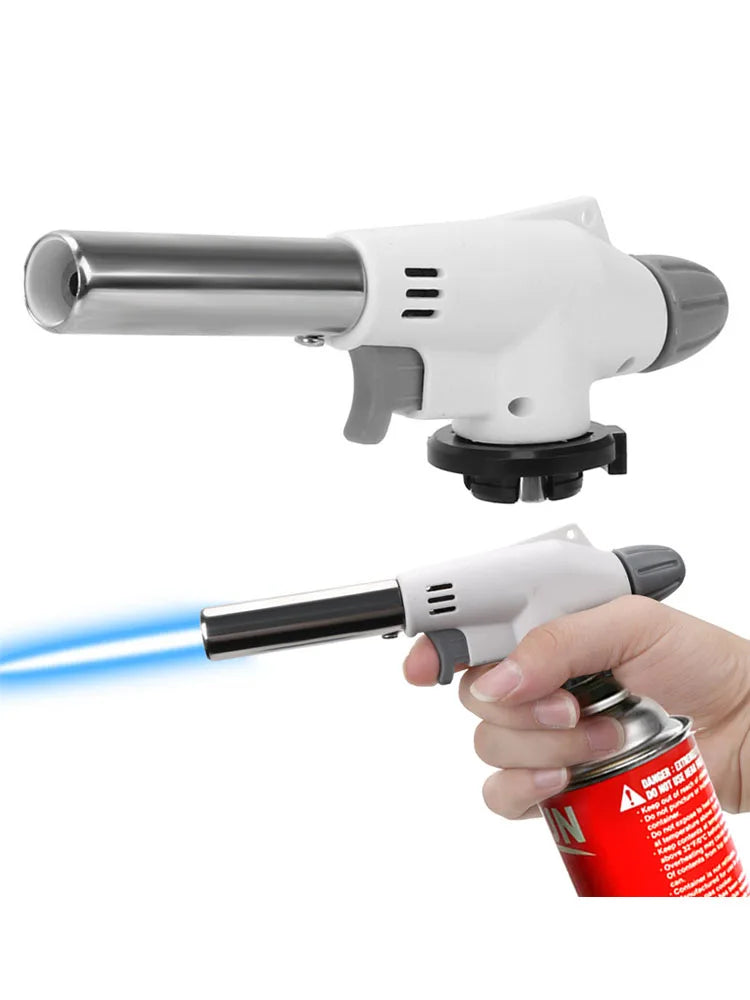 Portable Butane Torch Burner for Camping & BBQ Cooking
