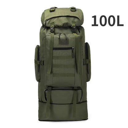 Mountaineering Backpack 100L Heavy Duty Outdoor Carry
