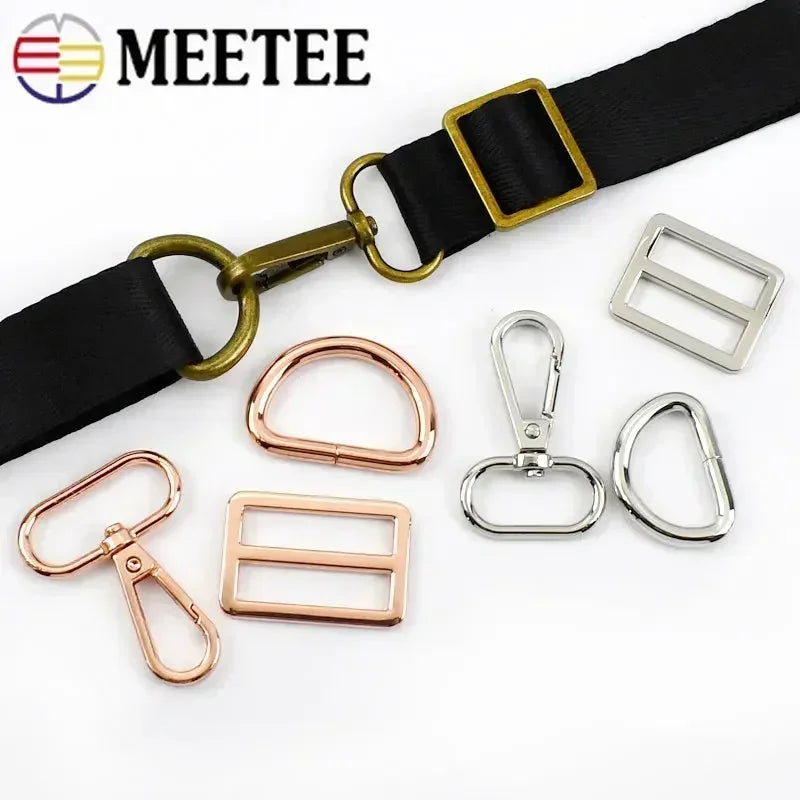 Metal Bag Buckles & Swivel Hooks – DIY Strap Adjusters