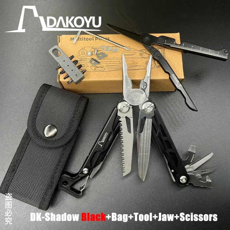 Camping Multitool Pliers with Emergency Whistle