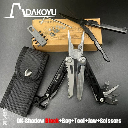 Camping Multitool Pliers with Emergency Whistle