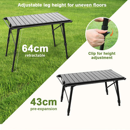 IGT Folding Camping Table – Portable BBQ Cooking Station