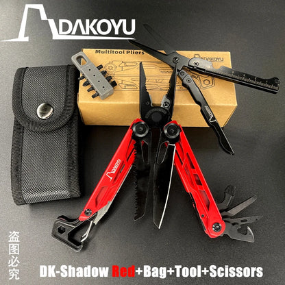 Camping Multitool Pliers with Emergency Whistle