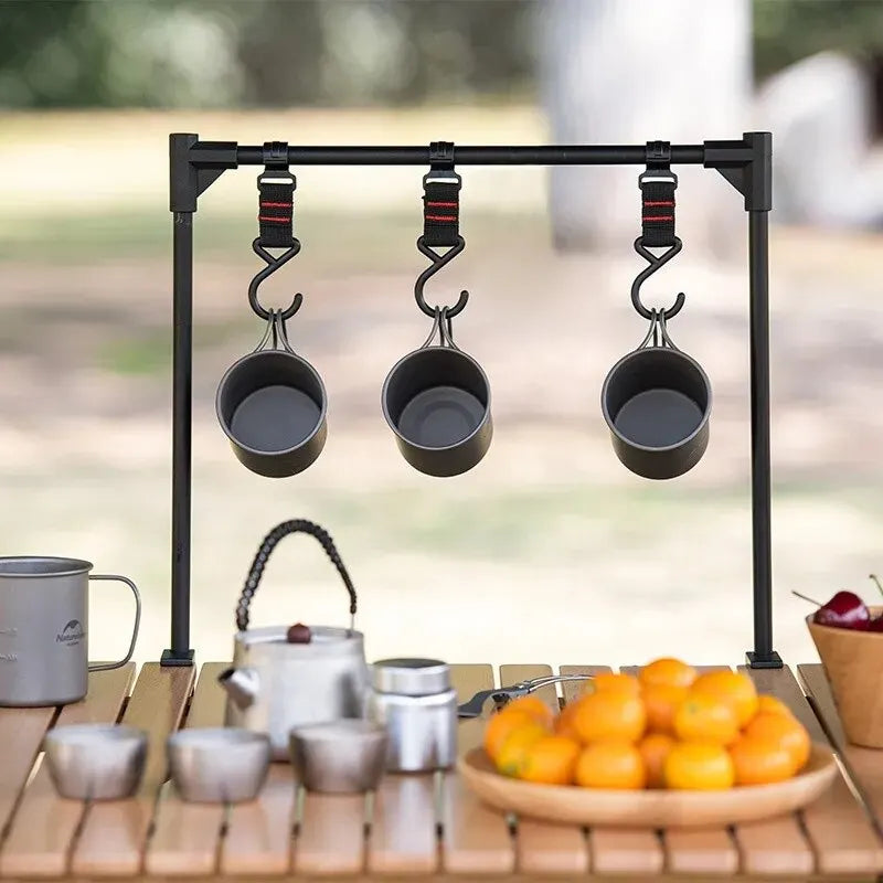 Camping Tableware Hanging Rack Space-Saving Organizer
