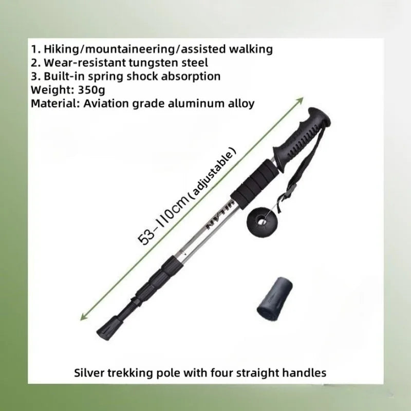 Collapsible Hiking Trekking Poles for Stable Walking
