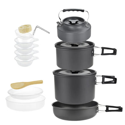 Camping Cookware Set for Lightweight Outdoor Cooking