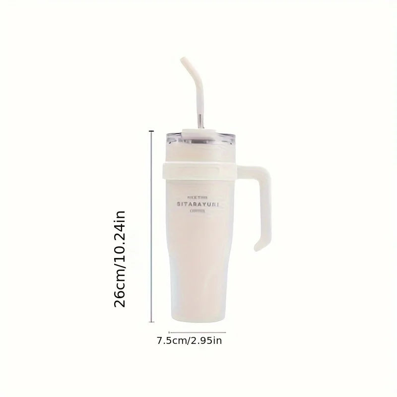 Large Insulated Stainless Steel Water Cup – Keeps Drinks Hot & Cold