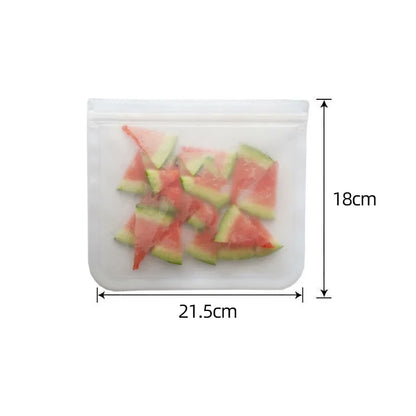 Reusable Silicone Food Storage Bags – Leakproof Fresh Keep