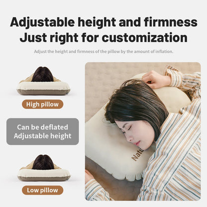 Camping Inflatable Pillow for Neck & Lumbar Support