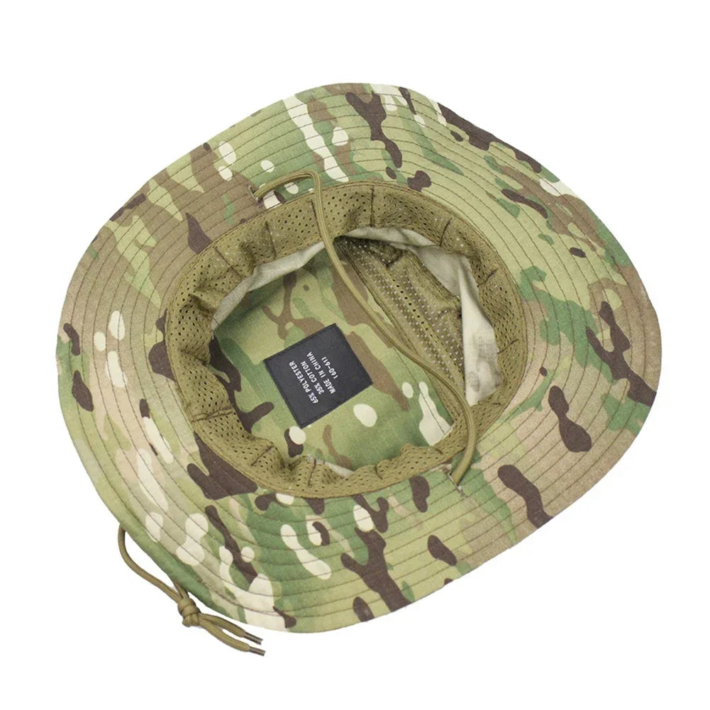 Tactical Boonie Hat Wide Brim Sun Protection