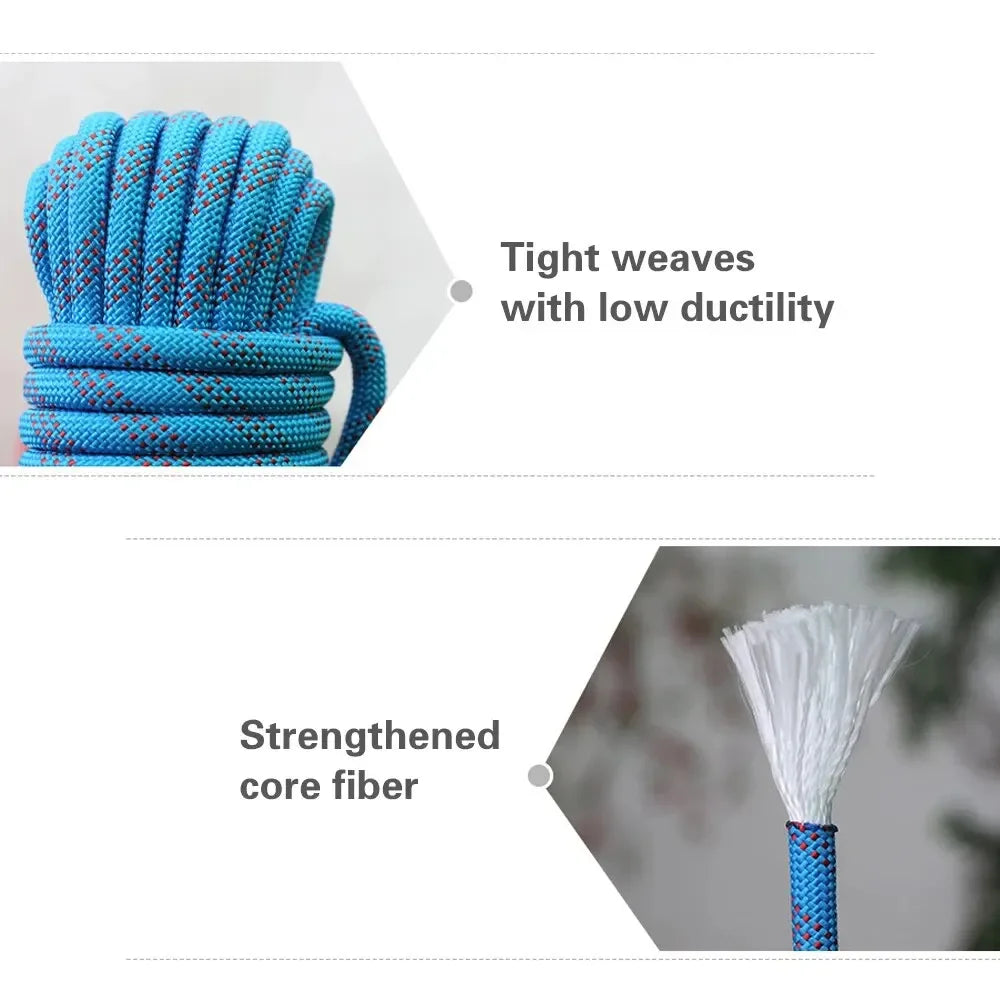 Static Climbing Rope 10mm for Rescue & Camping