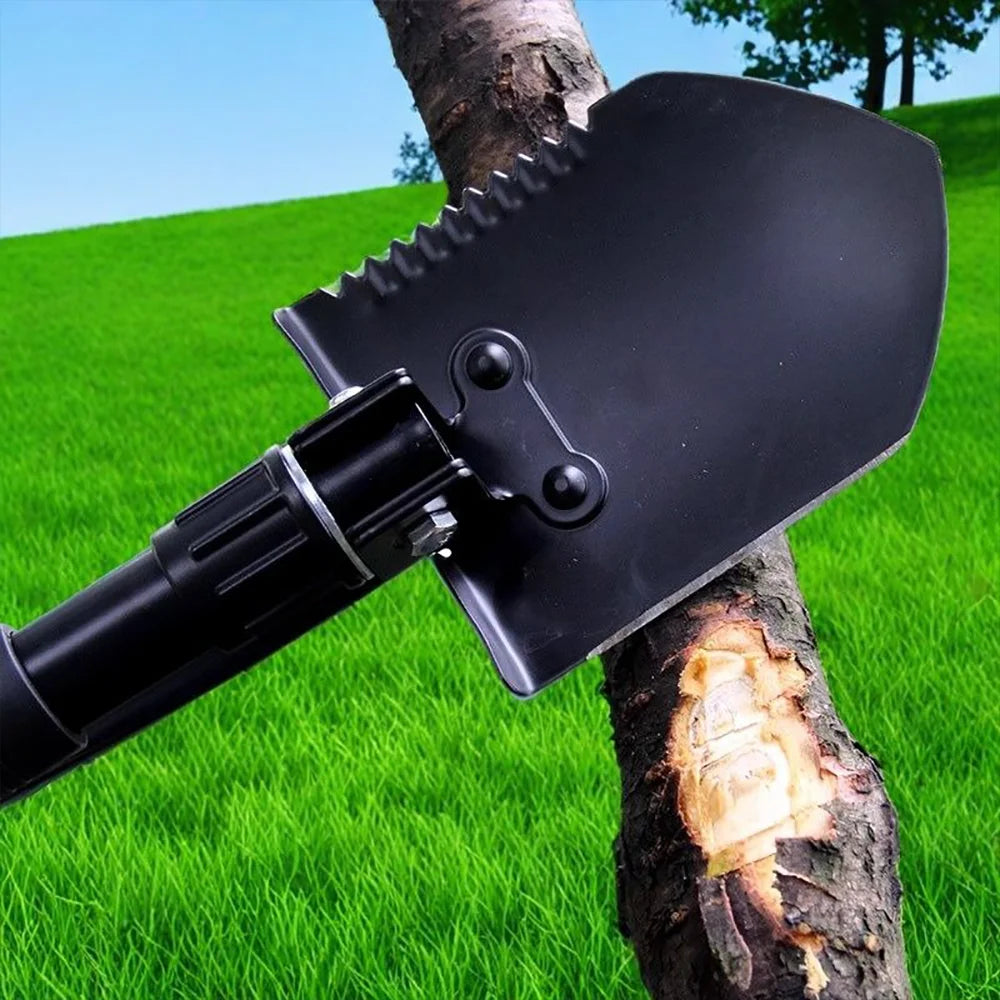 Folding Camping Shovel – 3-in-1 Survival Tool