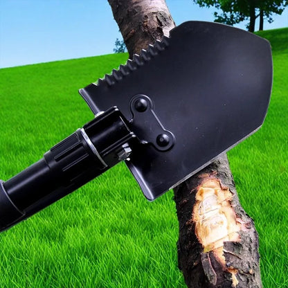 Folding Camping Shovel – 3-in-1 Survival Tool