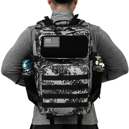 45L Tactical Hiking Backpack Durable MOLLE Storage