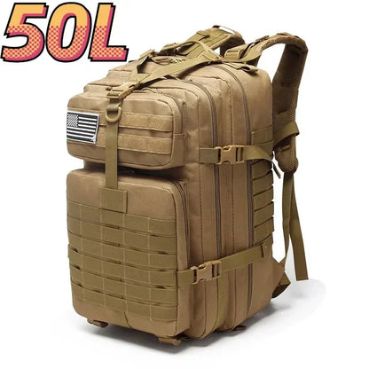 Waterproof Tactical Hiking Backpack 30L/50L Durable