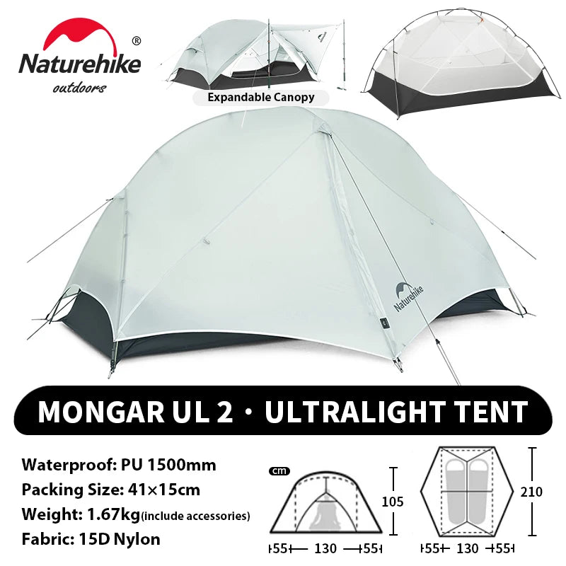 Ultralight Camping Tent 2 Person – Waterproof & Compact