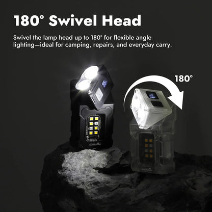 Magnetic USB Rechargeable Work Light for Camping & Repairs