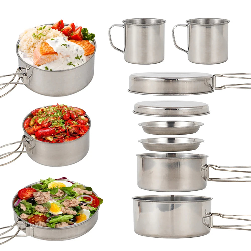 Camping Cookware Set for Easy Outdoor Cooking