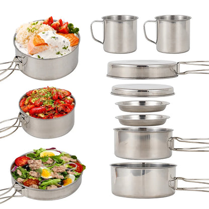 Camping Cookware Set for Easy Outdoor Cooking