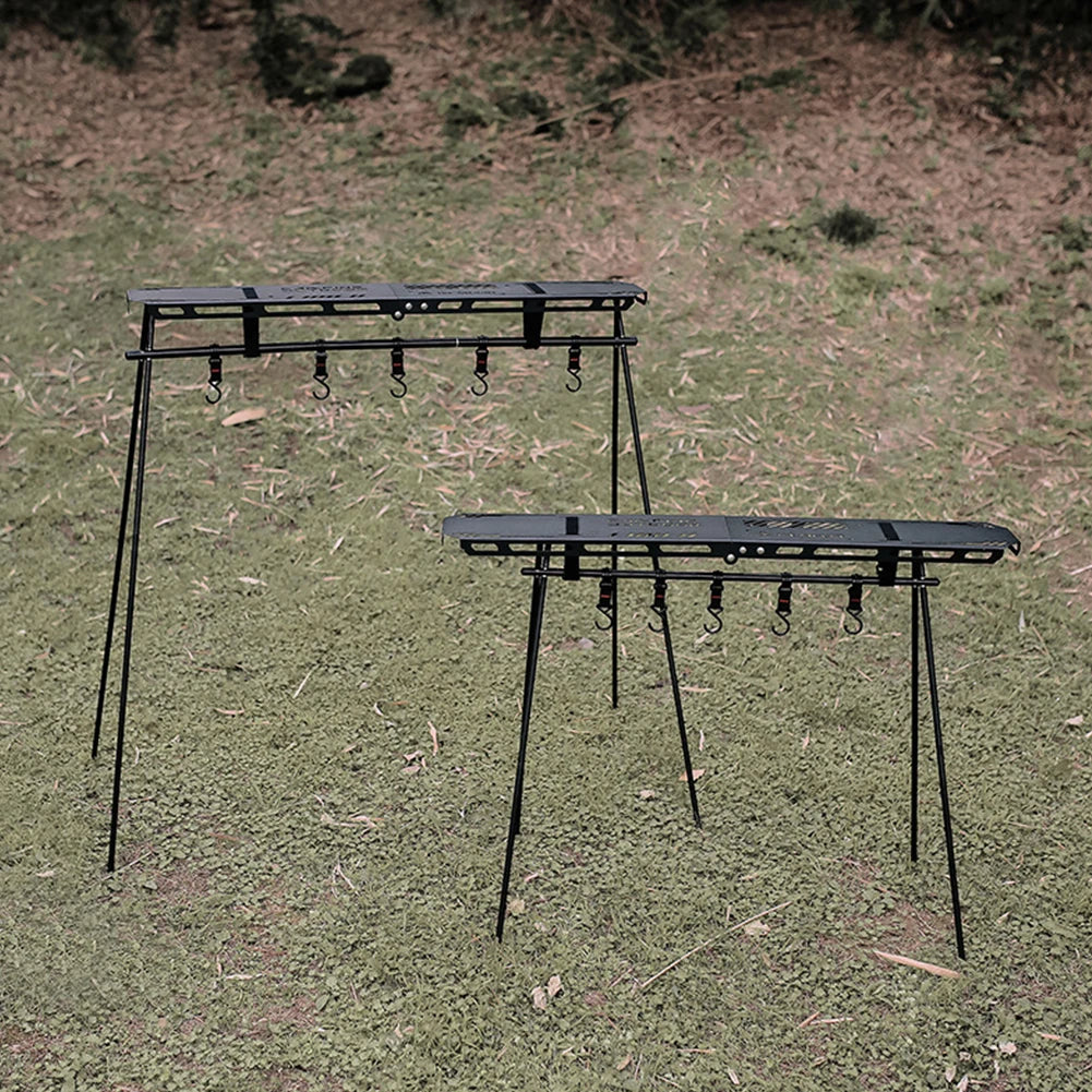 Camping Hanging Rack Foldable Cookware Organizer