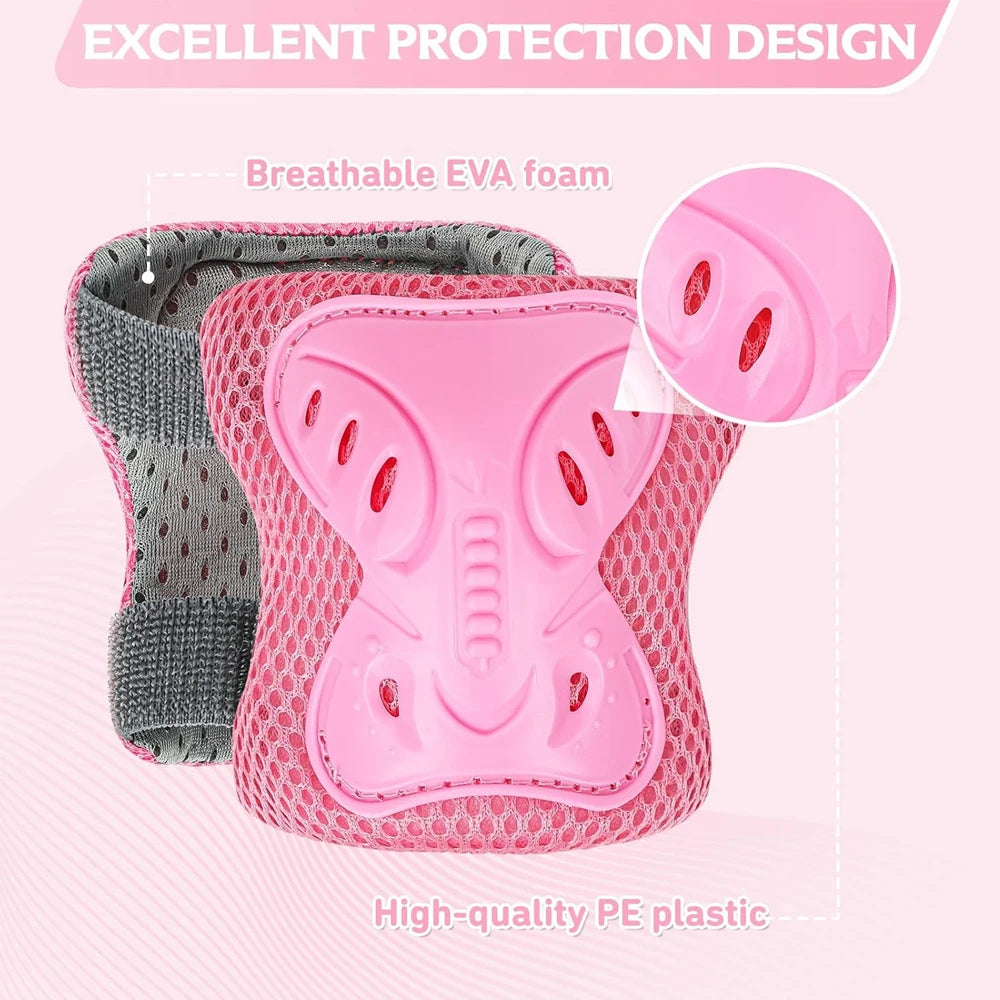 Kids Protective Gear Set – Safety Pads for Roller Skates & Bike