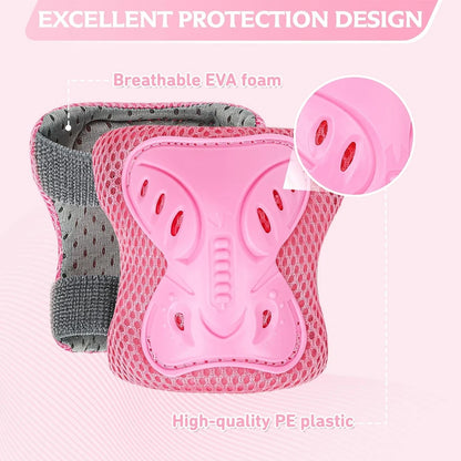 Kids Protective Gear Set – Safety Pads for Roller Skates & Bike