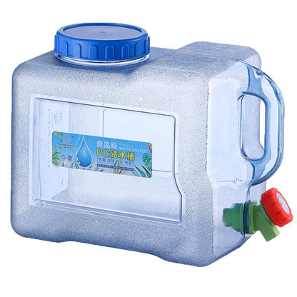 Camping Water Container with Faucet for Easy Storage