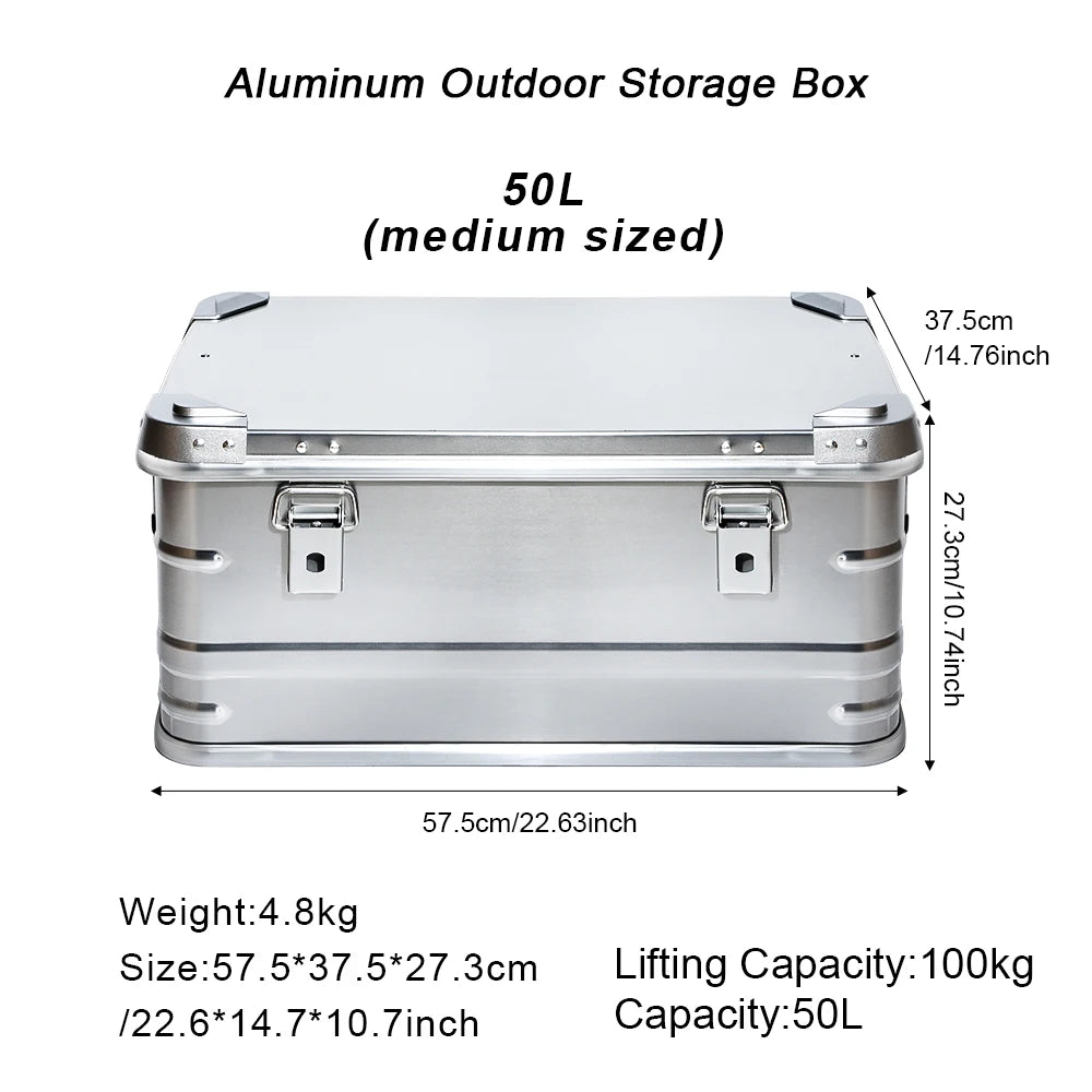Camping Storage Box 80L for Organized Outdoor Gear