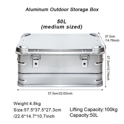 Camping Storage Box 80L for Organized Outdoor Gear