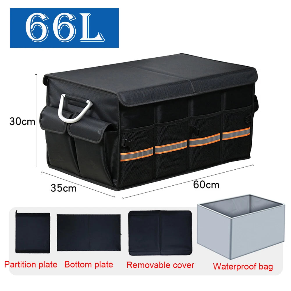 Car Trunk Organizer 100L Foldable Heavy Duty Storage