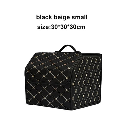 Car Trunk Organizer Box – Foldable Large Capacity Storage