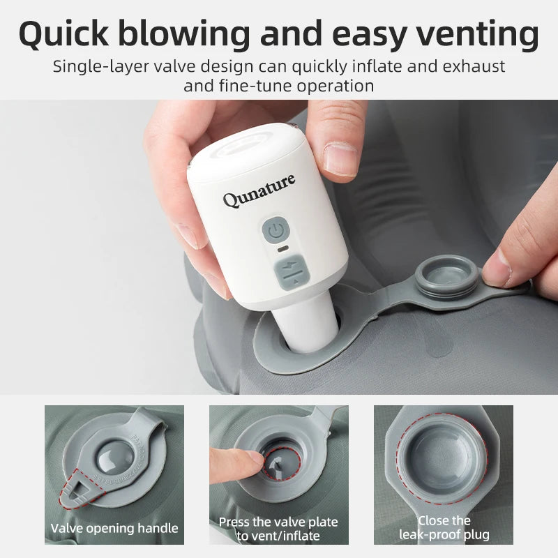 Inflatable Travel Pillow for Camping & Neck Support