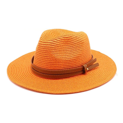 Beach Sun Hat Straw Visor for UV Protection