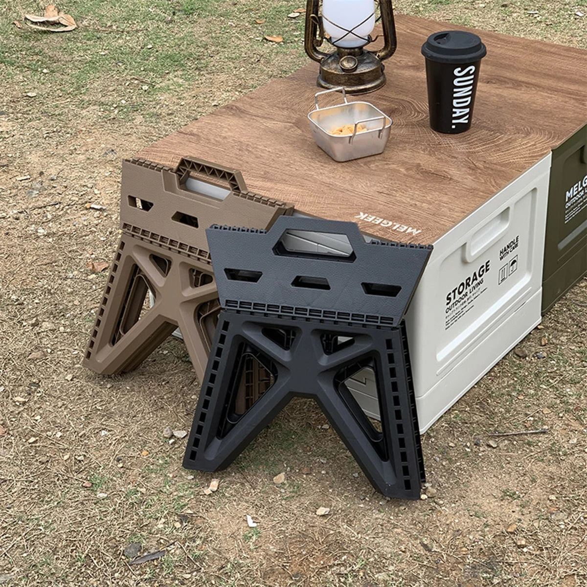 Portable Folding Camping Stool for Easy Outdoor Seating