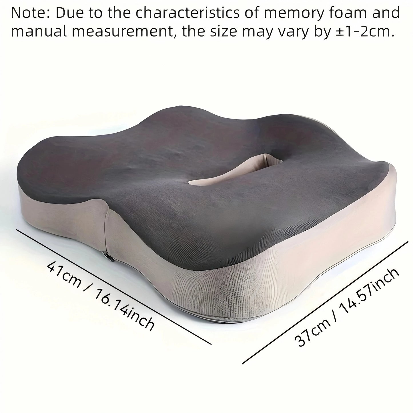 Memory Foam Seat Cushion for Ergonomic Comfort