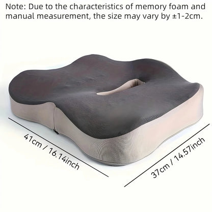 Memory Foam Seat Cushion for Ergonomic Comfort