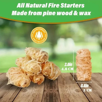 Natural Fire Starter Sticks – Fast & Clean Ignition
