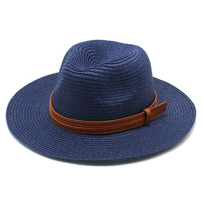 Beach Sun Hat Straw Visor for UV Protection