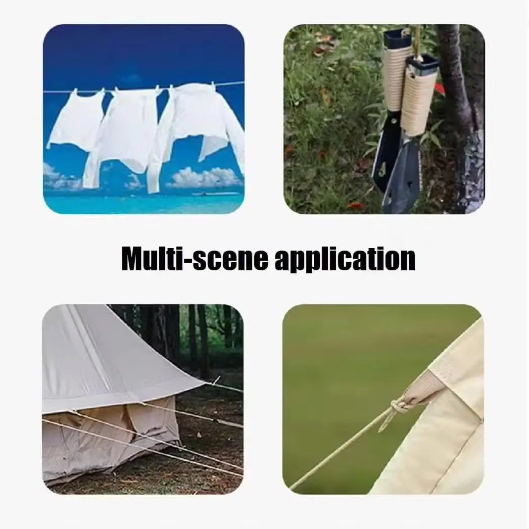 Reflective Tent Guy Lines for Windproof Camping Setup