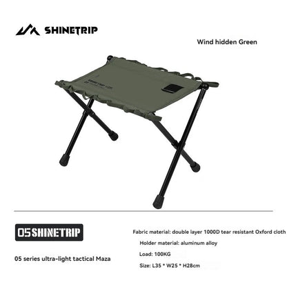 Ultra-Light Folding Camping Stool – Portable Outdoor Seat