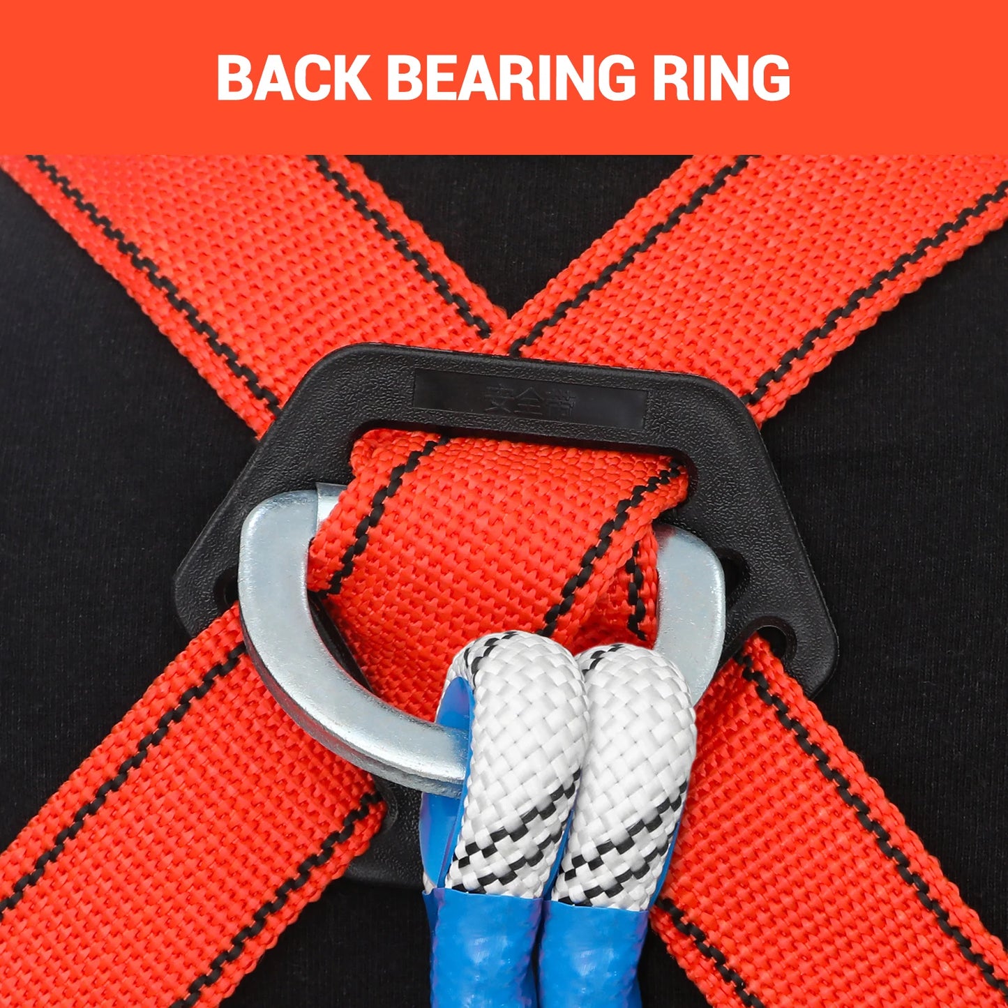 Safety Harness with Rope & Carabiner – Secure Protection