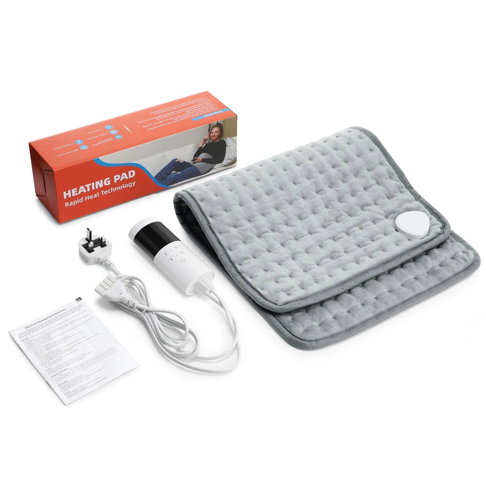 Electric Heating Pad for Back & Seat with 9 Heat Levels
