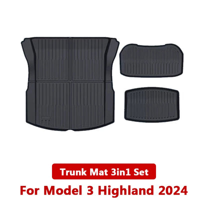 Tesla Model 3 Highland Trunk Mat Waterproof Protection