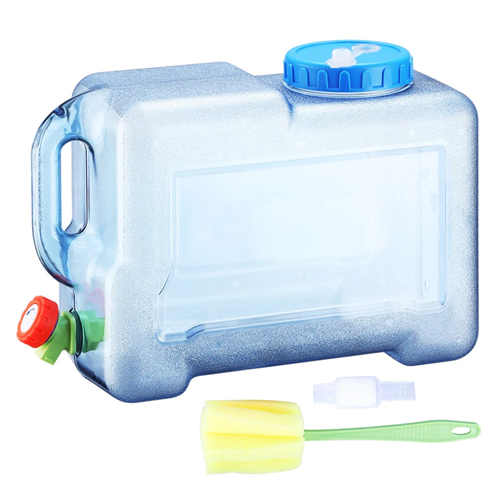 Camping Water Container with Faucet for Easy Storage