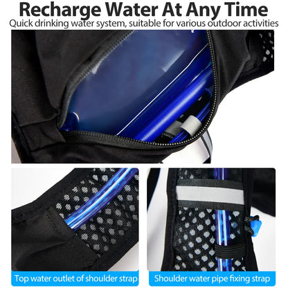 5L Hydration Vest Backpack for Trail Running & Cycling