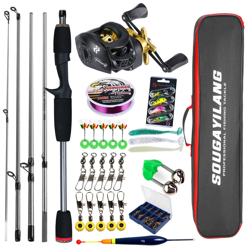 Baitcasting Fishing Rod & Reel Kit – Bass Ready