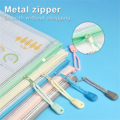 A4 Zipper Storage Bags – Waterproof Multi-Purpose Organizer