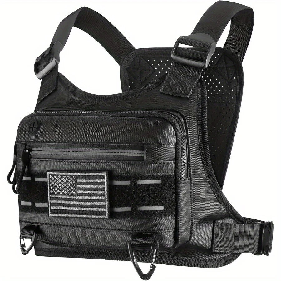 Tactical Running Vest – Waterproof Chest Bag for Sports