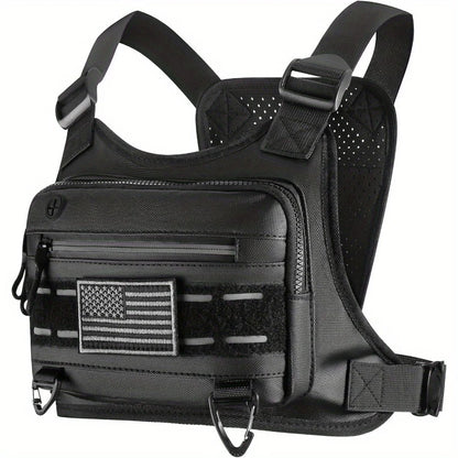 Tactical Running Vest – Waterproof Chest Bag for Sports