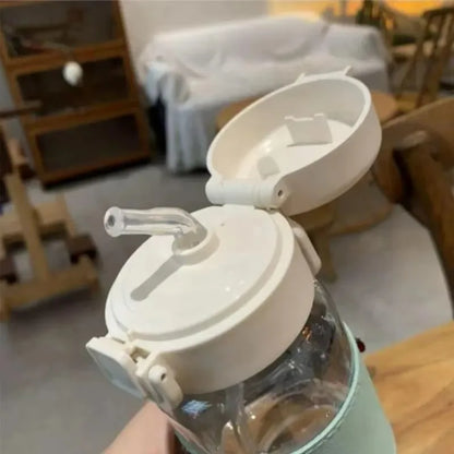 500ml Kids Water Bottle – Leakproof Straw Design